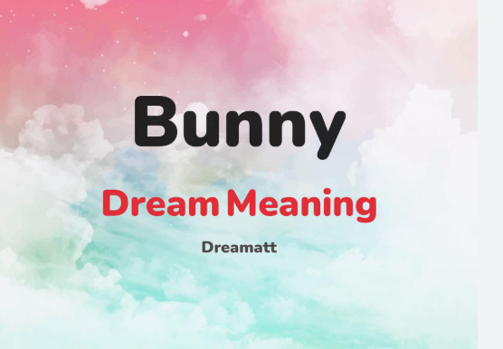 Bunny Dream Meaning